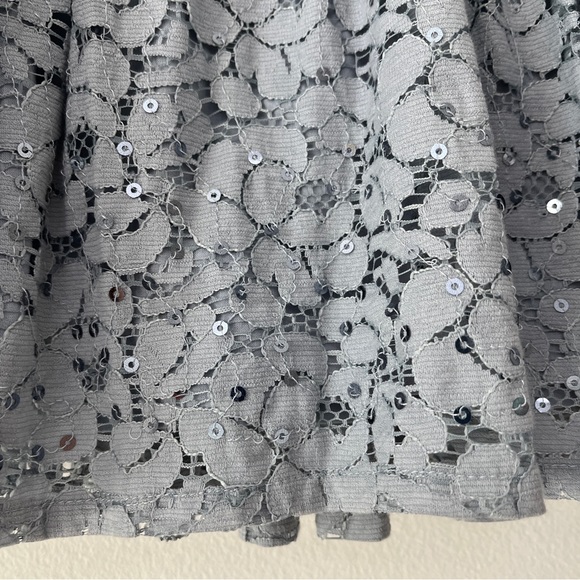 Colors of Benetton Lace Sequin Mini Skirt Size M - Picture 5 of 11